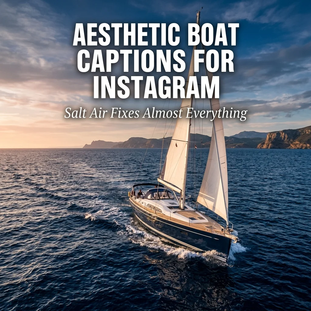 150+ Boat Captions for Instagram: Catchy, Funny & Aesthetic Captions for Your Next Adventure 5 Aesthetic Boat Captions for Instagram — Sunset, Ocean & Lake Vibes