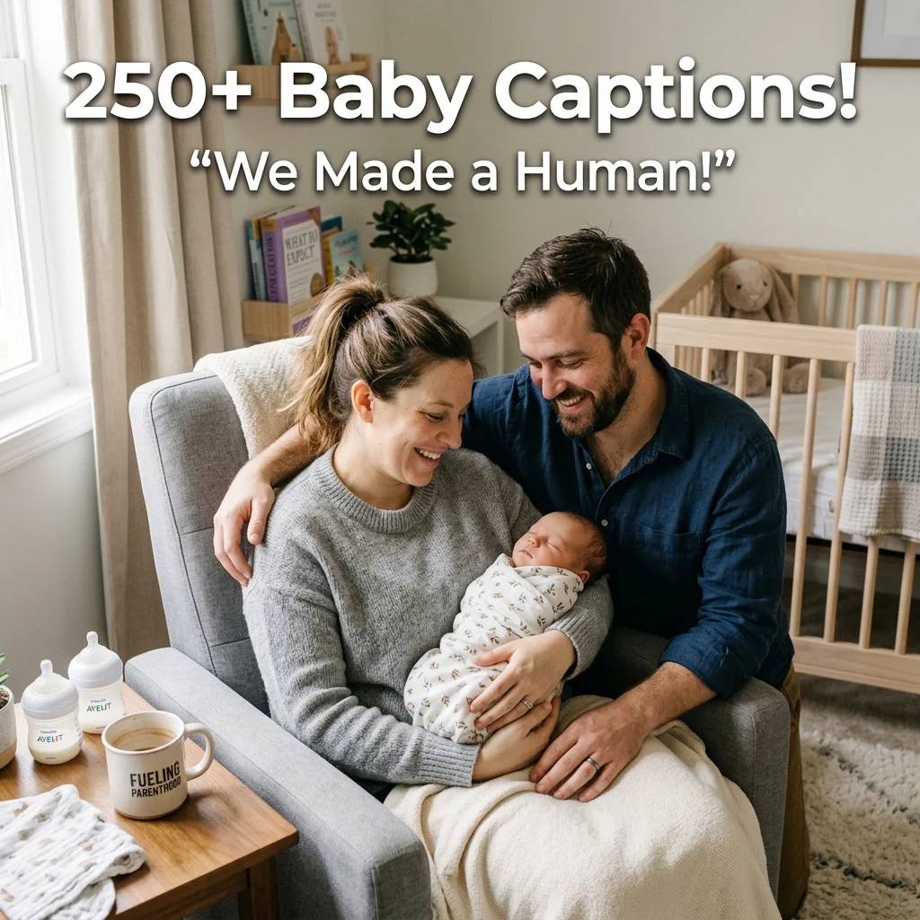 250+ Baby Announcement Captions for Instagram: Sweet, Funny & Heart warming Ideas
