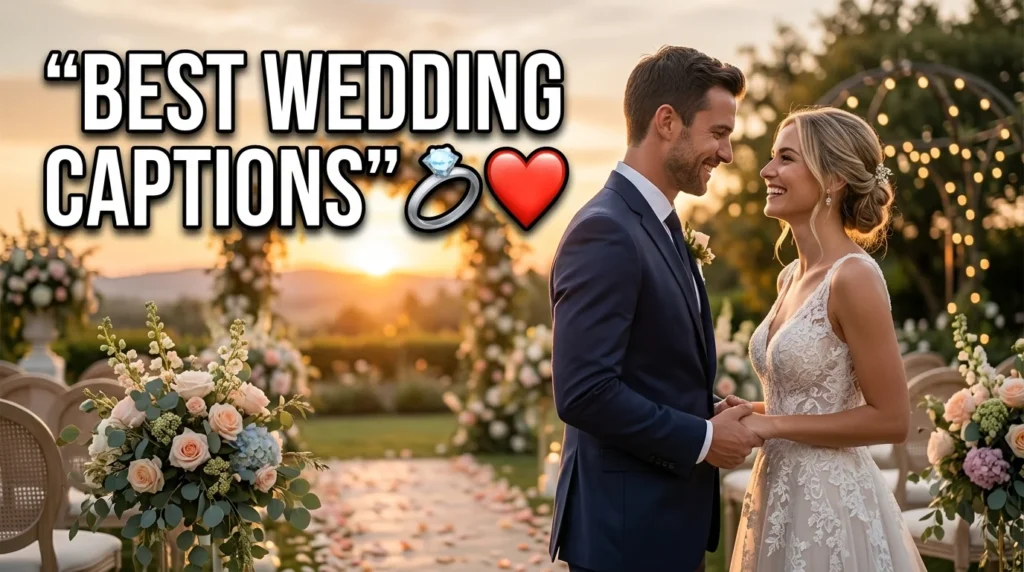 250+ Wedding Captions for Every Love: Romantic, Funny, Sweet & Instagram-Worthy Ideas 2 Best Wedding Captions for Every Love