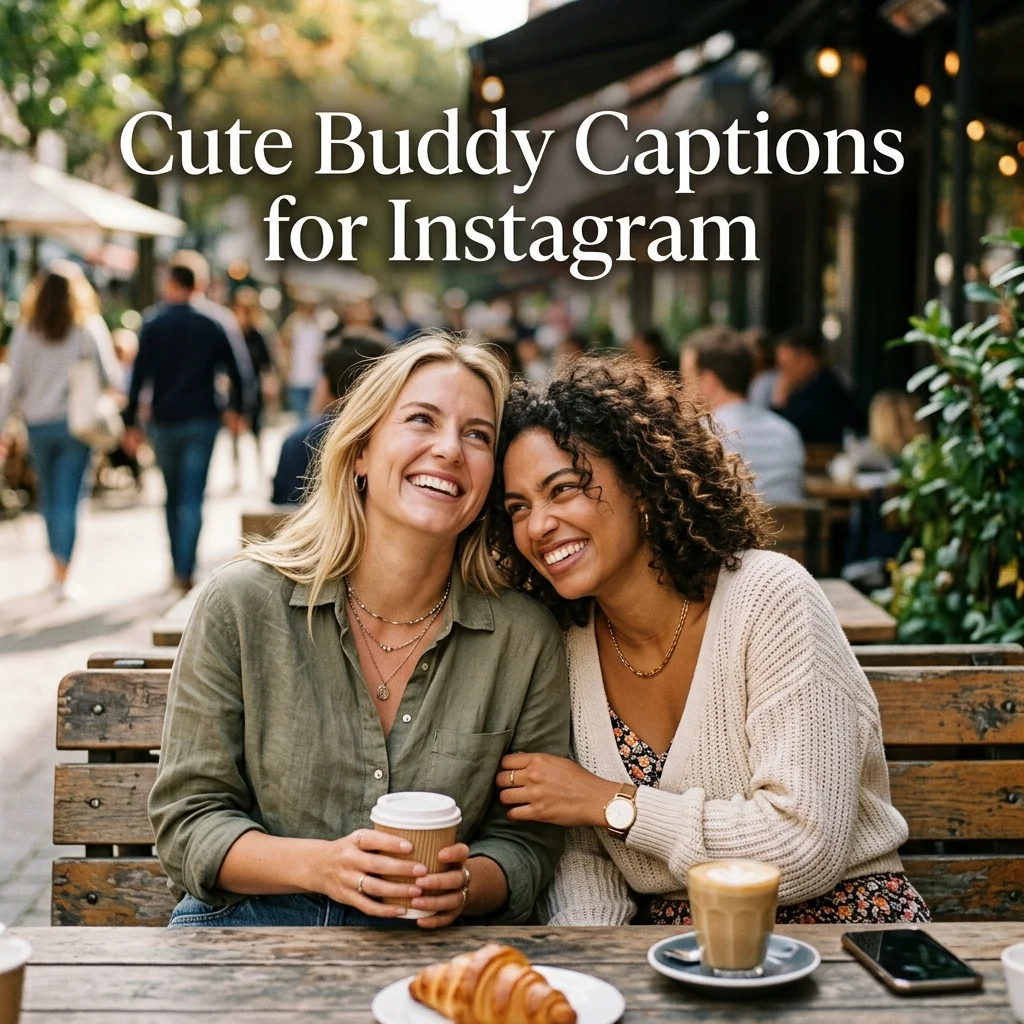 Buddy Captions for Instagram: 200+ Funny, Cute & Cool Captions for You and Your Best Friend 3 Cute Buddy Captions for Instagram