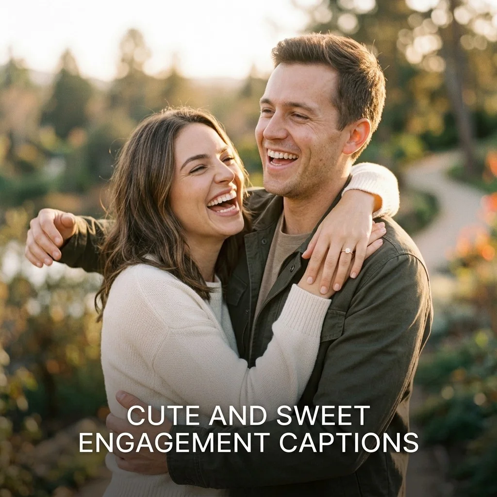 Engagement Photo Captions for Instagram: 200+ Romantic, Cute & Fun Ideas to Celebrate Your Love 3 Cute and Sweet Engagement Captions