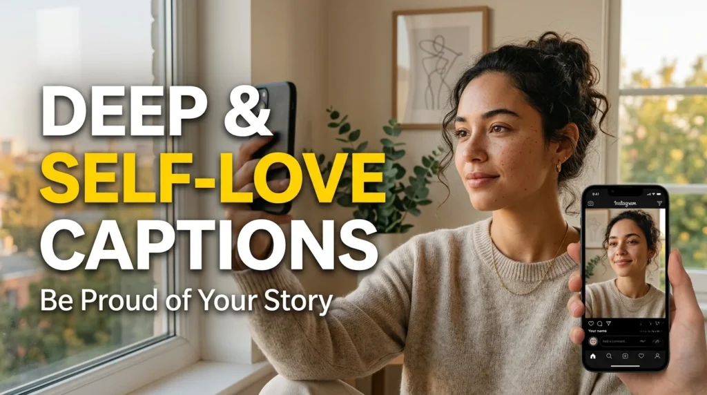 Deep, Self-Love and Inspirational Selfie Captions