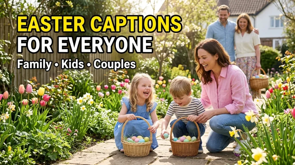 Easter Instagram Captions for Family, Kids, Couples, and Pets