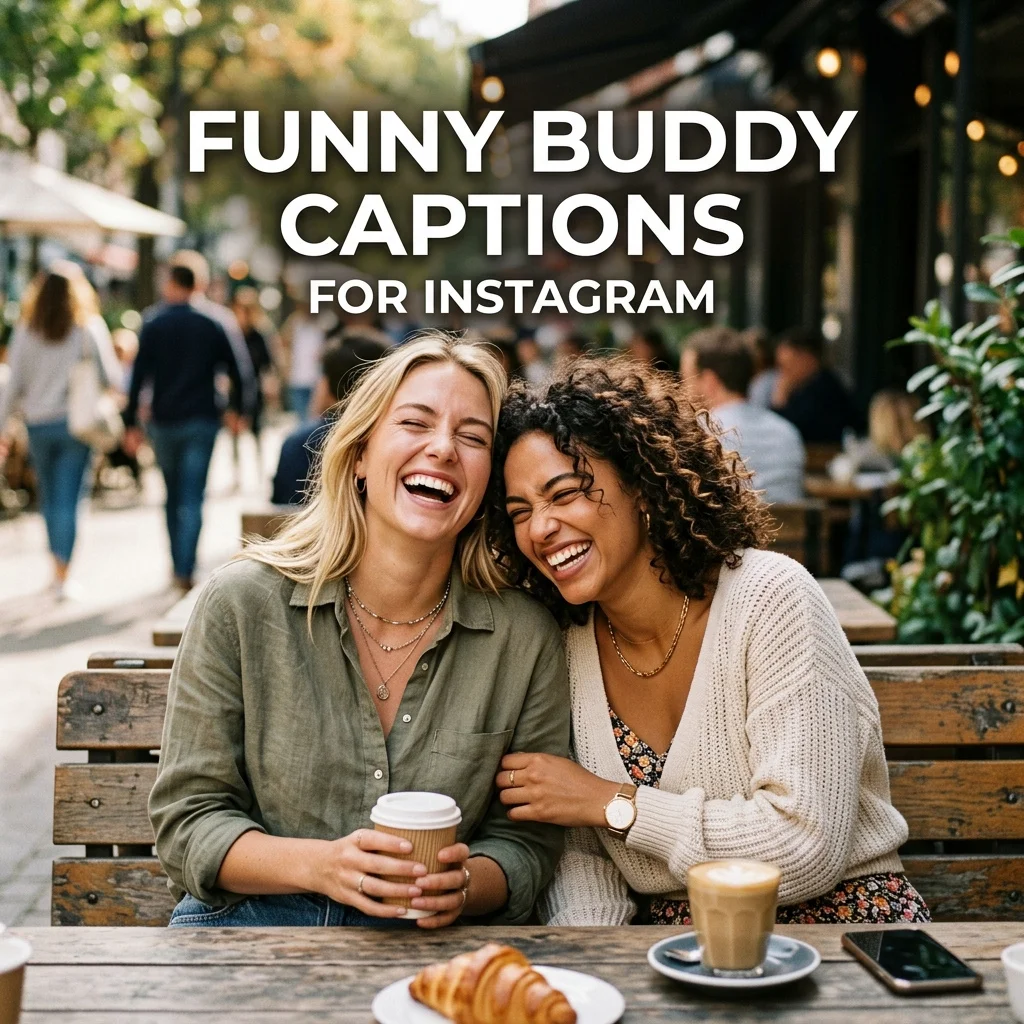 Buddy Captions for Instagram: 200+ Funny, Cute & Cool Captions for You and Your Best Friend 2 Funny Buddy Captions for Instagram