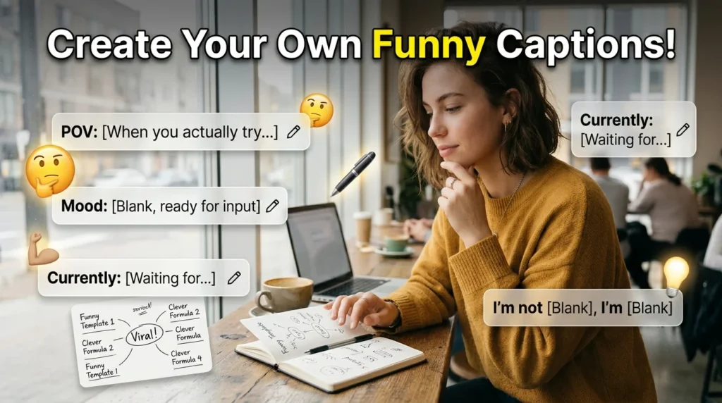 Funny Caption Formulas & Templates You Can Customize