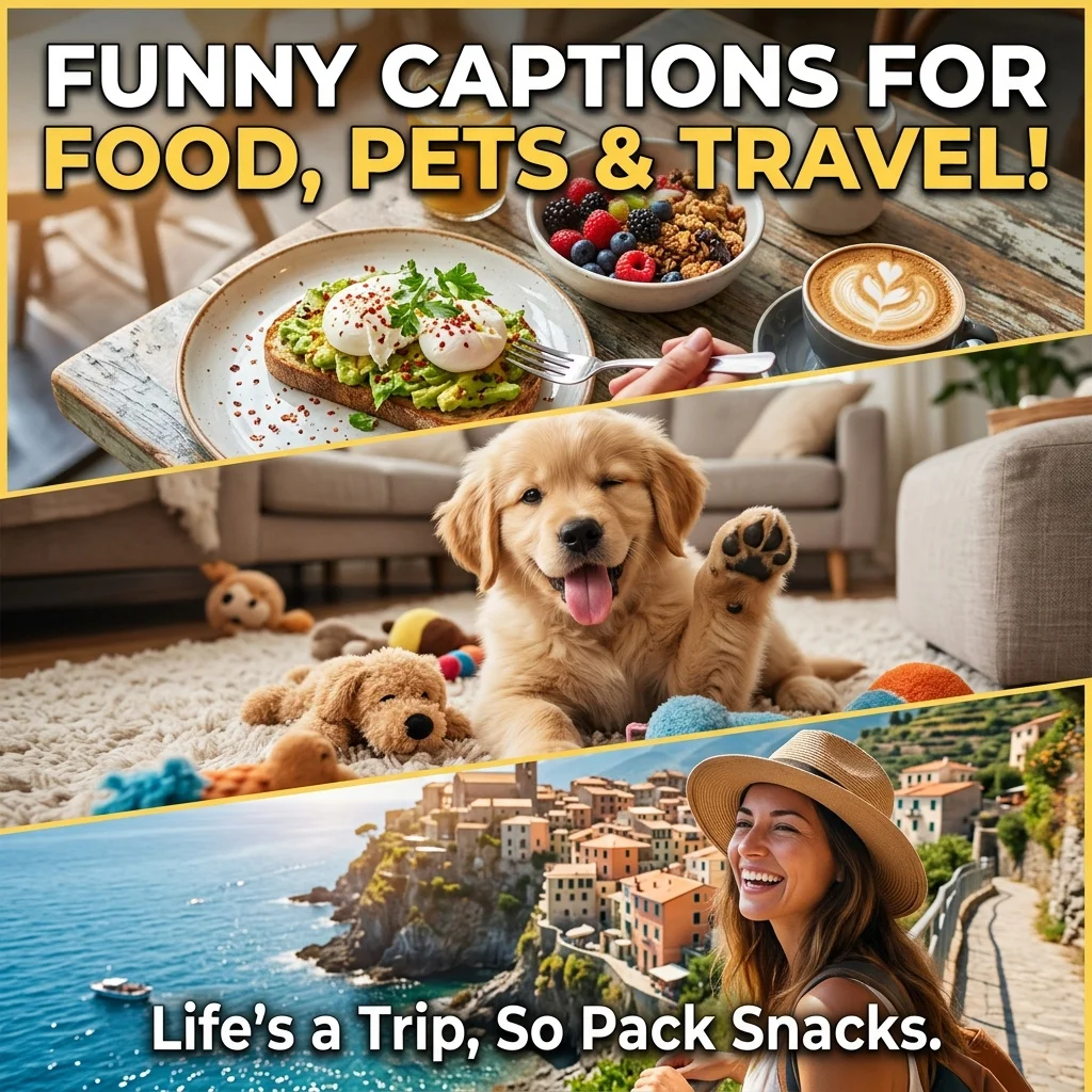 Funny Captions by Post Type