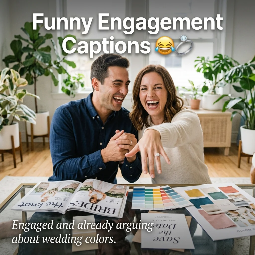 Funny & Witty Engagement Captions for Instagram