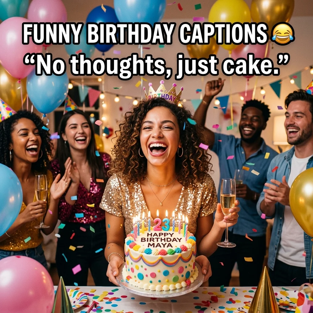 300+ Birthday Captions for Instagram: Funny, Cute & Perfect Ideas for Every Birthday Photo 3 Funny, Witty & Gen Z Birthday Captions for Instagram