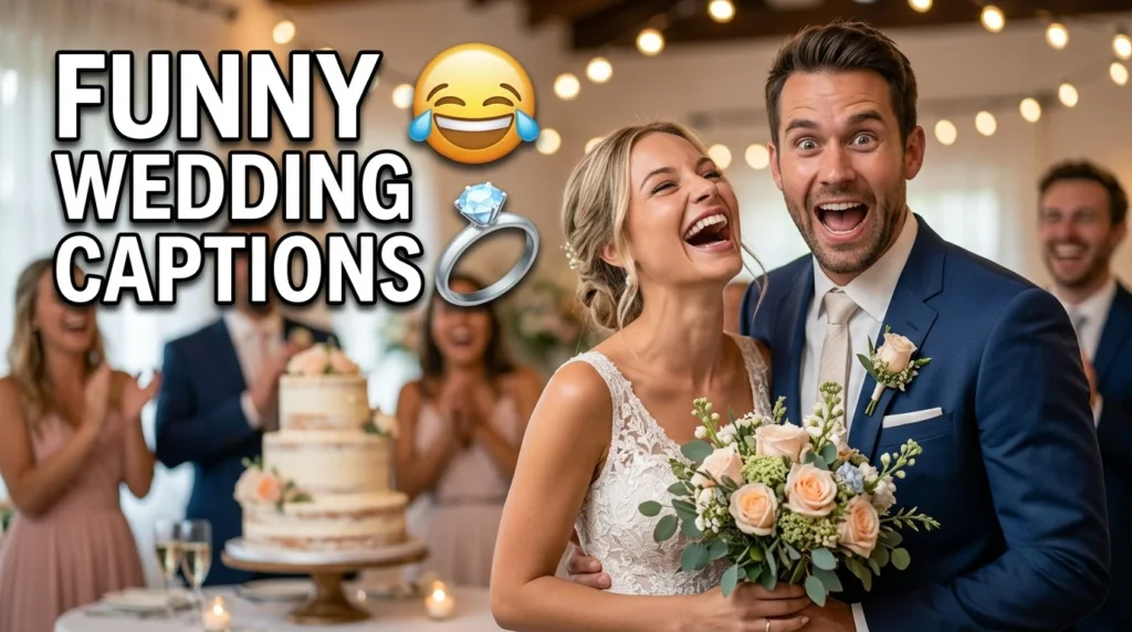 250+ Wedding Captions for Every Love: Romantic, Funny, Sweet & Instagram-Worthy Ideas 4 Funny and Clever Wedding Captions