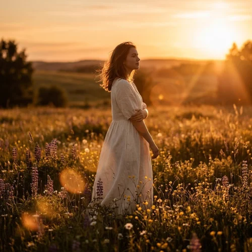 Golden Hour Aesthetic Captions (Sunset & Nature)