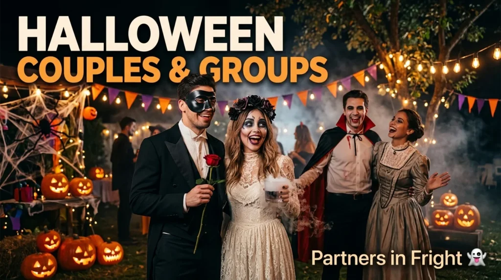 Halloween Captions for Couples, Groups & Costume Reveals