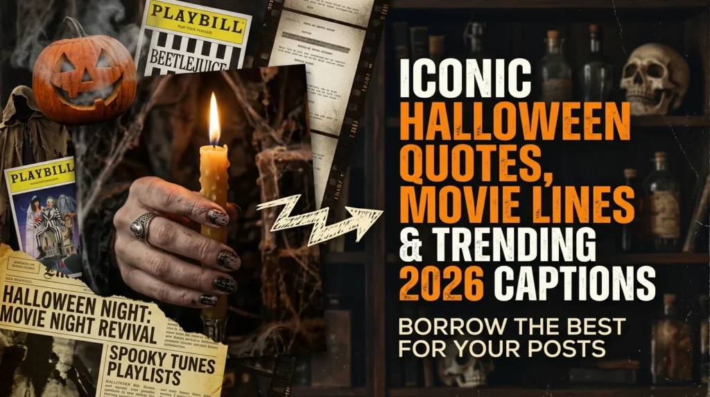Halloween Quotes, Movie Lines & Trending 2026 Captions