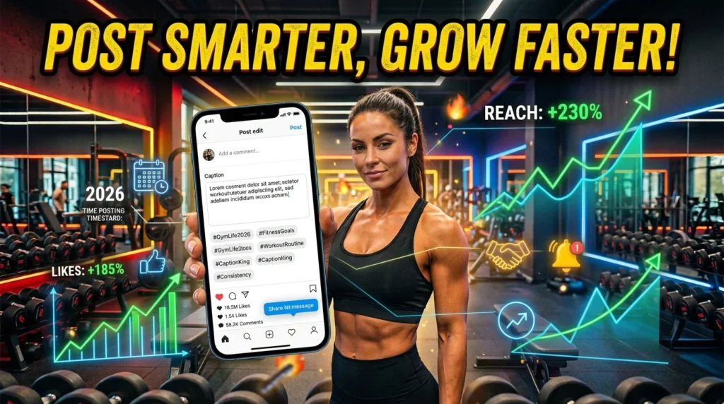 How to Post Gym Captions the Right Way (2026 Rules)