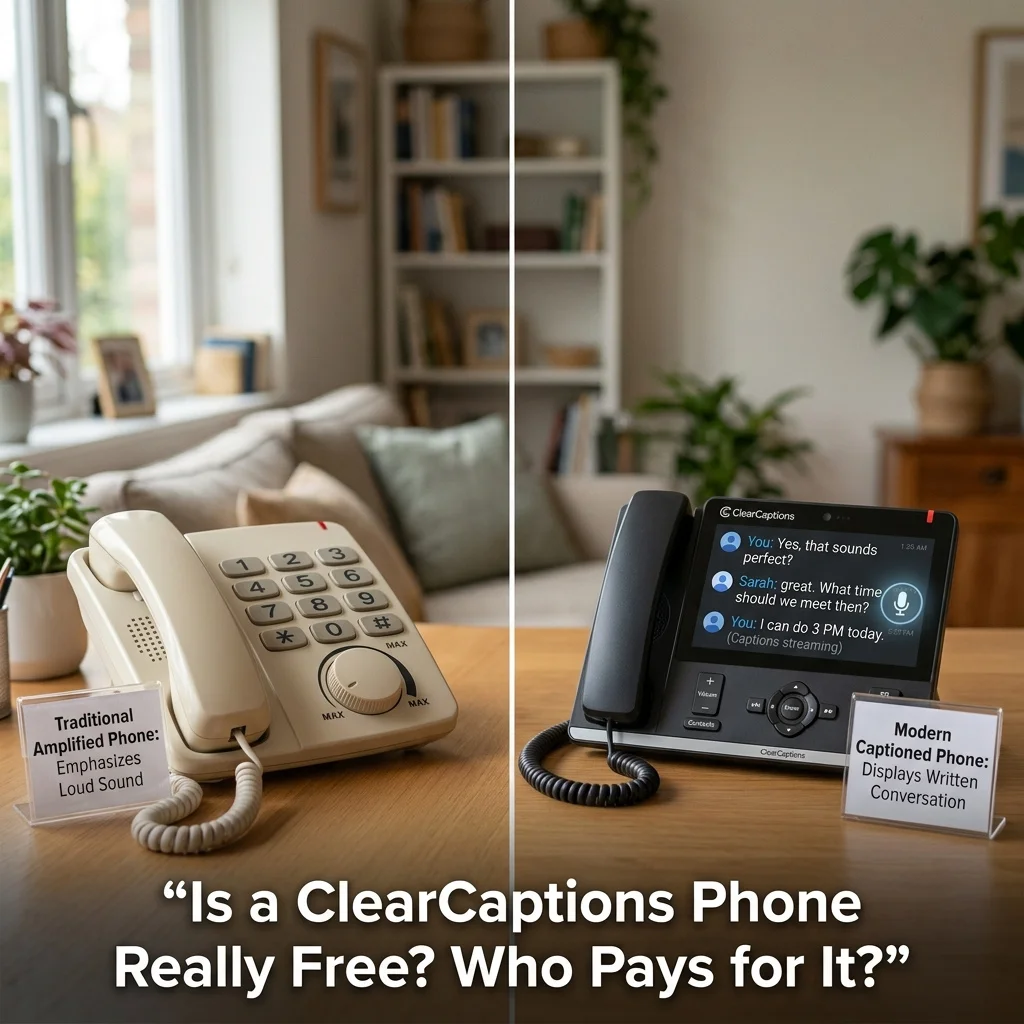 Is a ClearCaptions Phone Really Free? Who Pays for It?