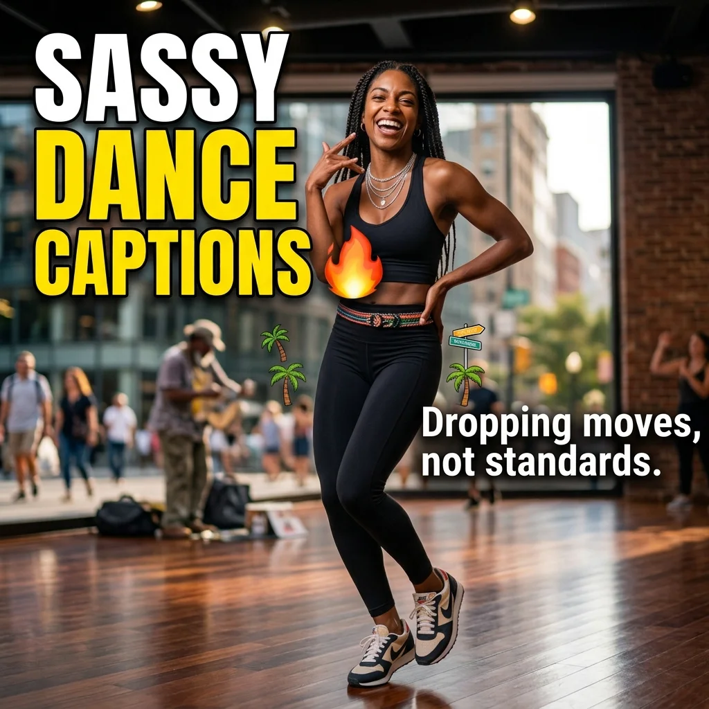 Sassy & Trending Dance Captions for Instagram