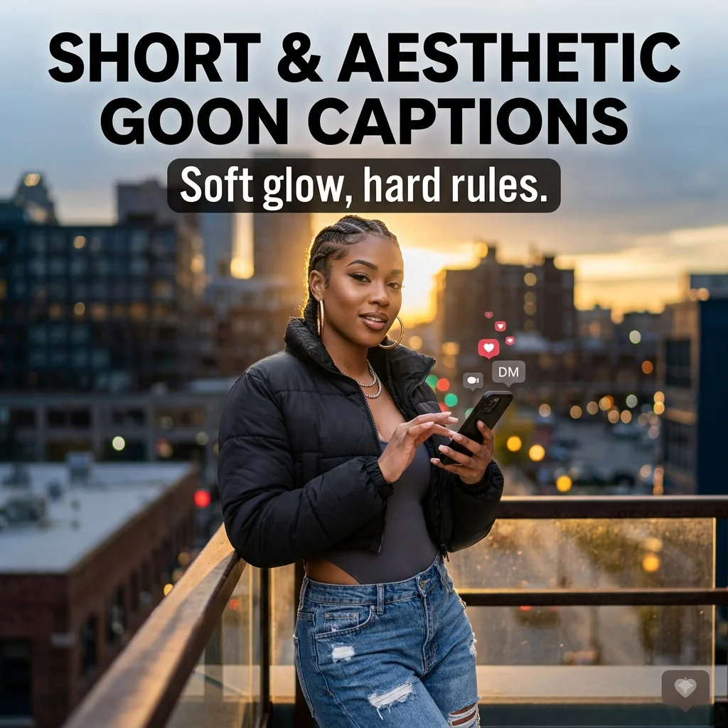 Short & Aesthetic Goon Captions for Instagram