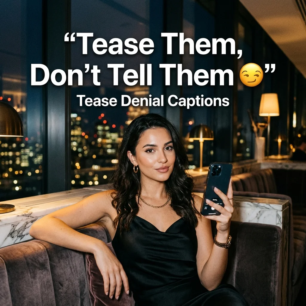 Tease Denial Captions: 150+ Flirty, Playful & Bold Ideas for Instagram