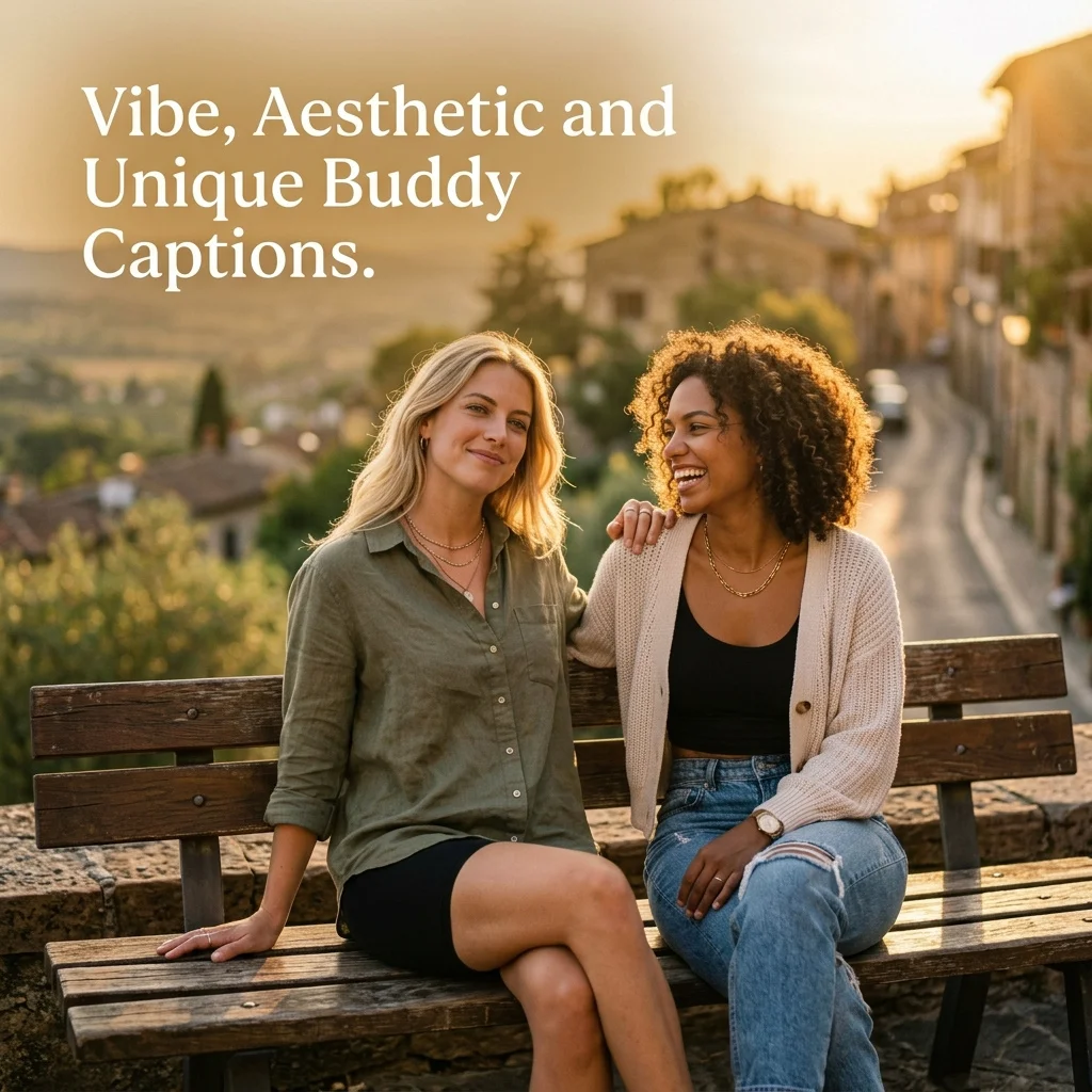 Buddy Captions for Instagram: 200+ Funny, Cute & Cool Captions for You and Your Best Friend 5 Vibe, Aesthetic and Unique Buddy Captions
