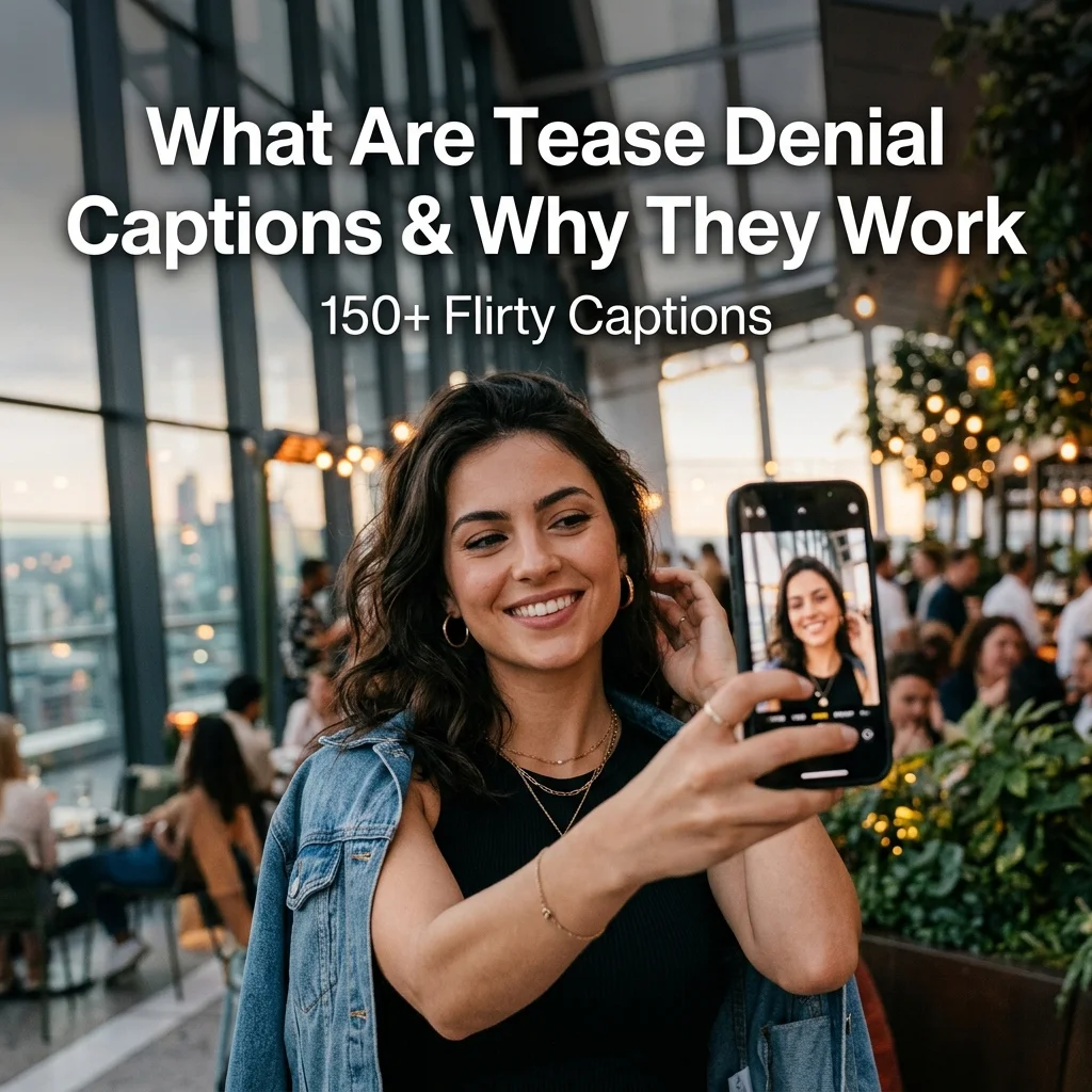 Tease Denial Captions: 150+ Flirty, Playful & Bold Ideas for Instagram 2 What Are Tease Denial Captions & Why They Work.