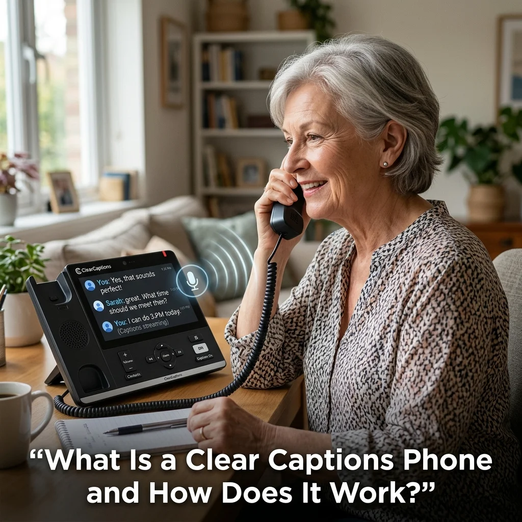 What Is a Clear Captions Phone and How Does It Work?