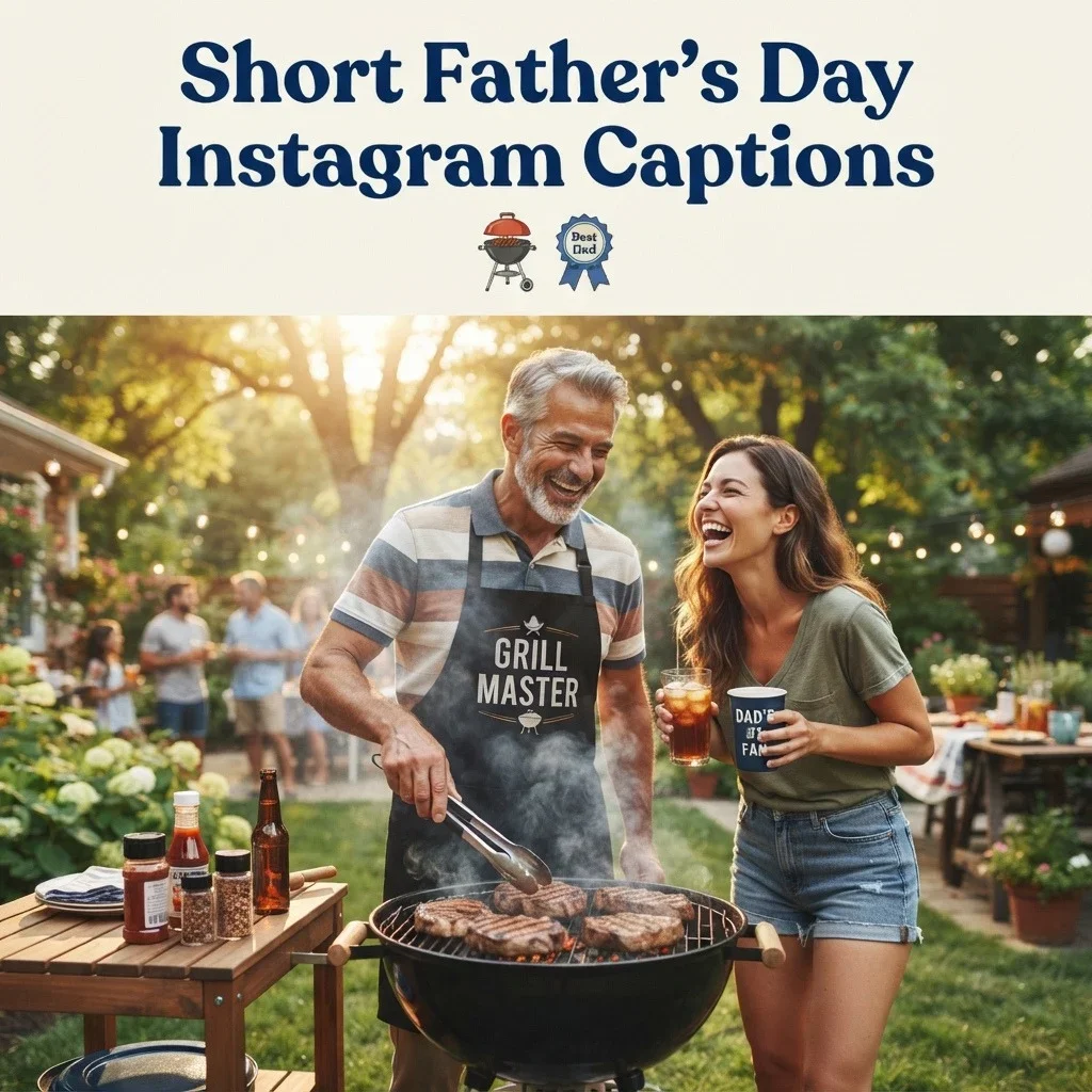 200+ Father's Day Captions for Instagram: Heartfelt, Funny & Sweet Ideas for Dad 2 Short Father's Day Instagram Captions