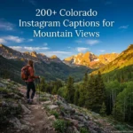 200+ Colorado Instagram Captions for Mountain Views, Adventures & Unforgettable Moments