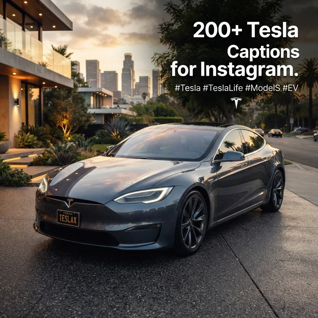 200+ Tesla Captions for Instagram: Cool, Funny & Electric Car Quotes
