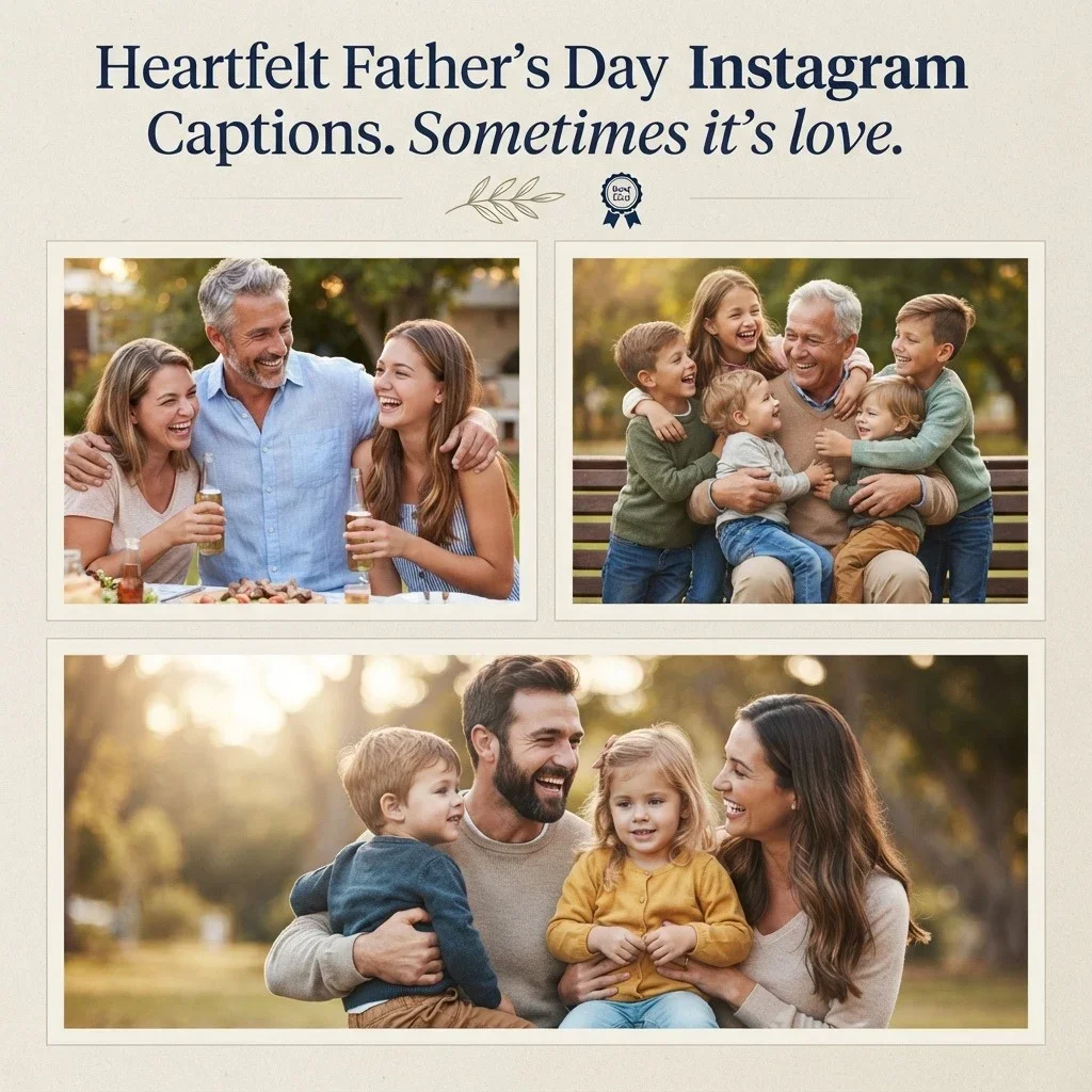 200+ Father's Day Captions for Instagram: Heartfelt, Funny & Sweet Ideas for Dad 4 Heartfelt Father's Day Instagram Captions