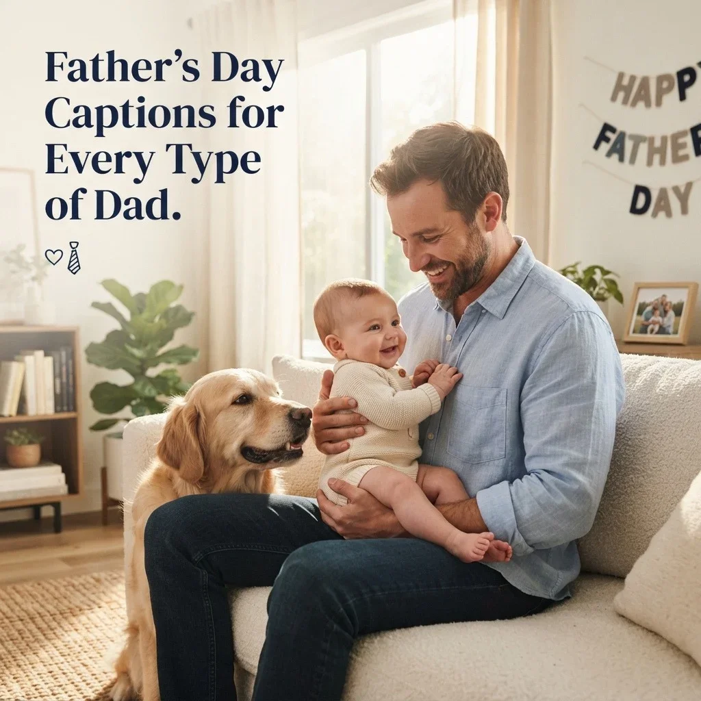 200+ Father's Day Captions for Instagram: Heartfelt, Funny & Sweet Ideas for Dad 5 Father's Day Captions for Every Type of Dad