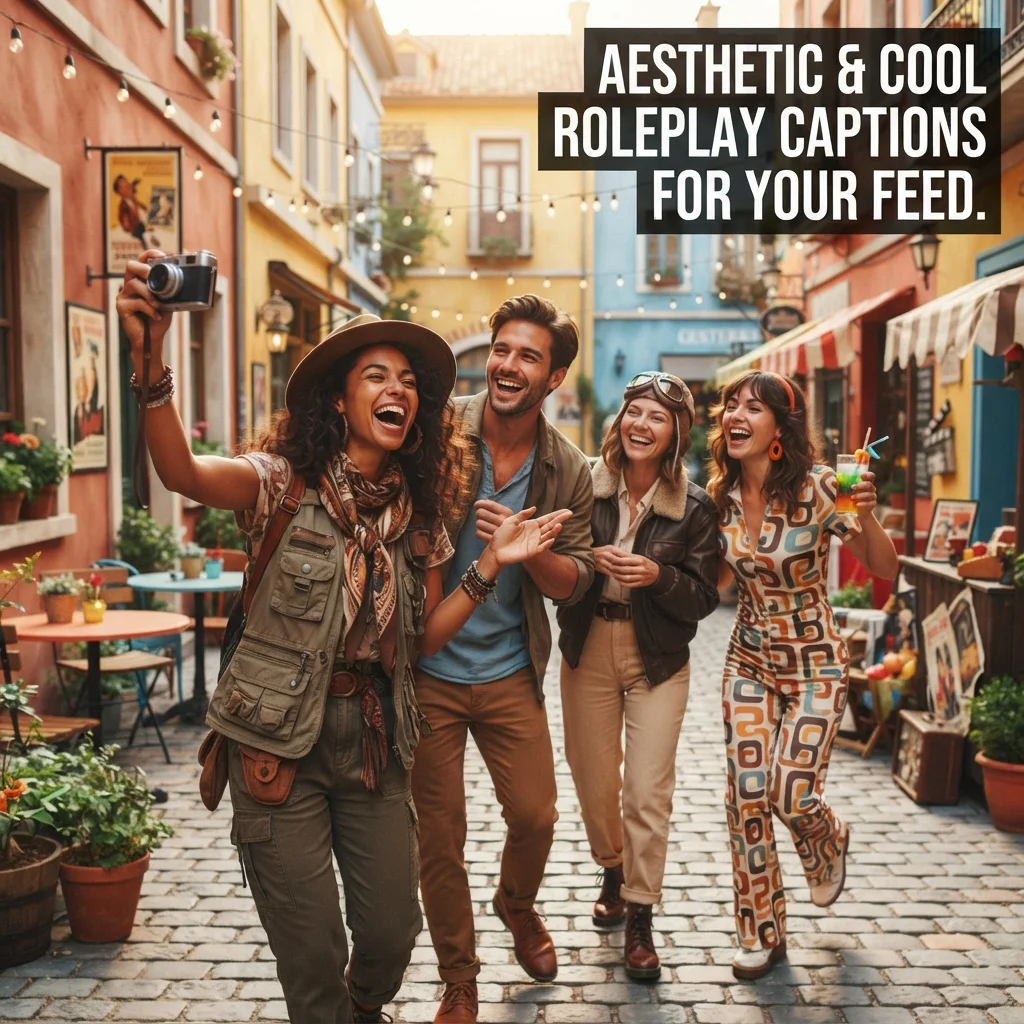 Aesthetic & Cool Roleplay Captions for Your Feed