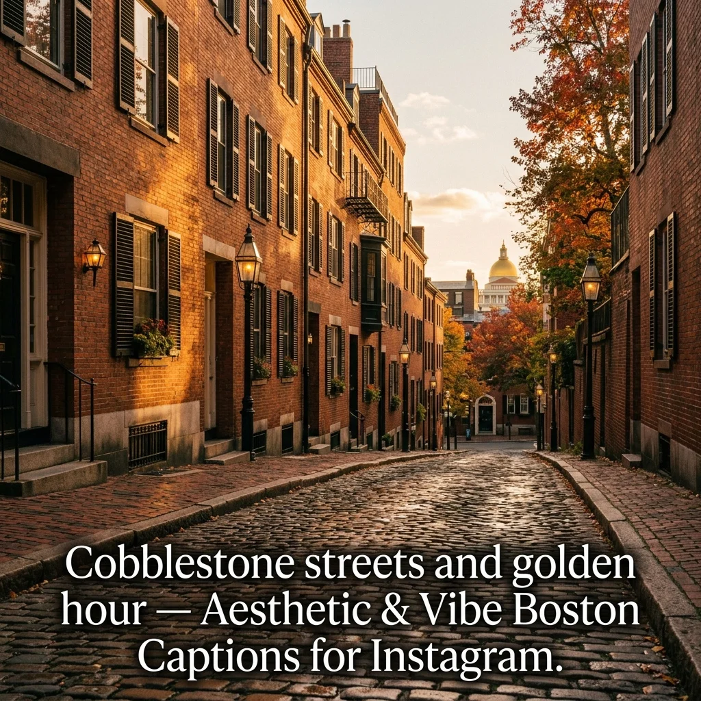 Aesthetic & Vibe Boston Captions for Instagram