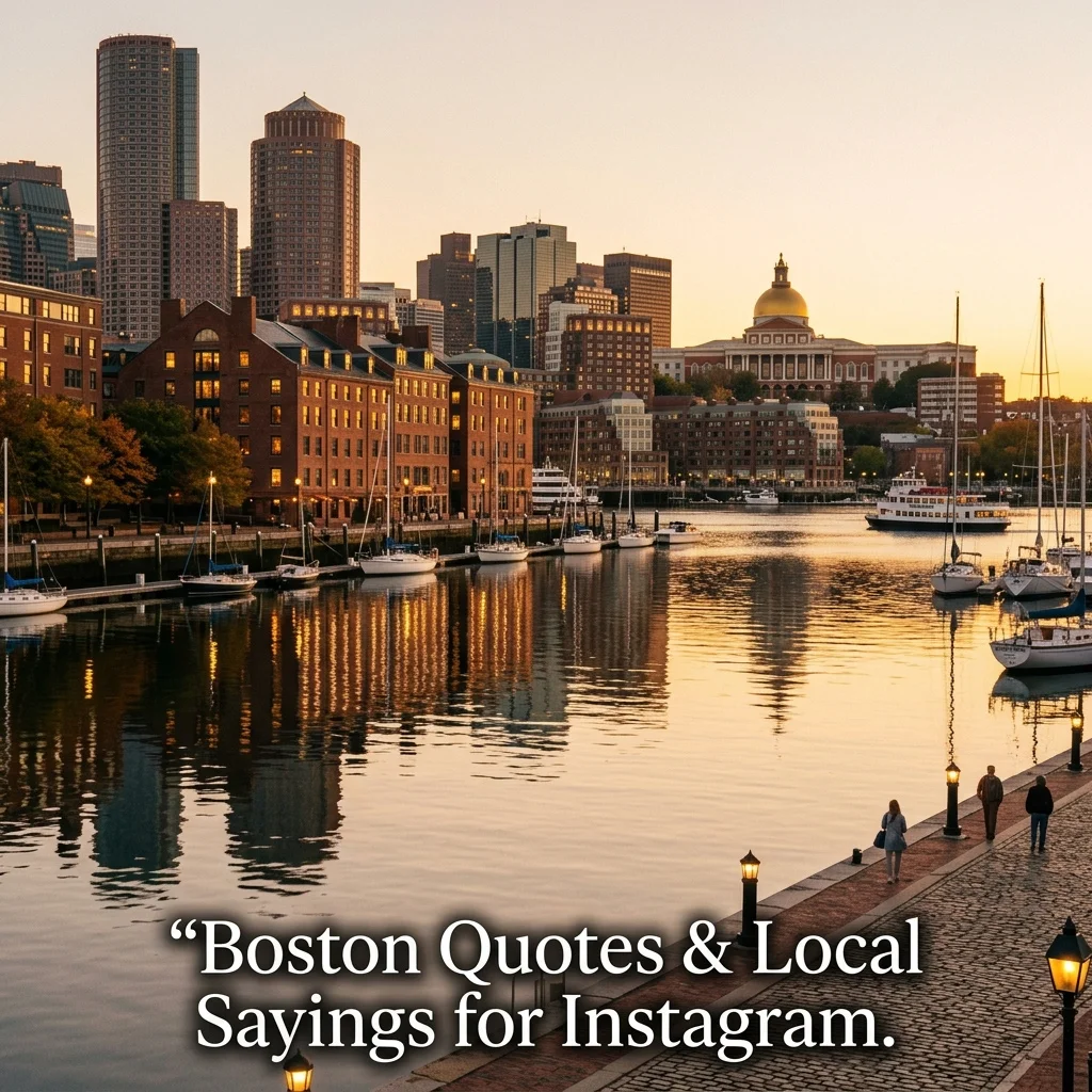 Boston Quotes & Local Sayings for Instagram