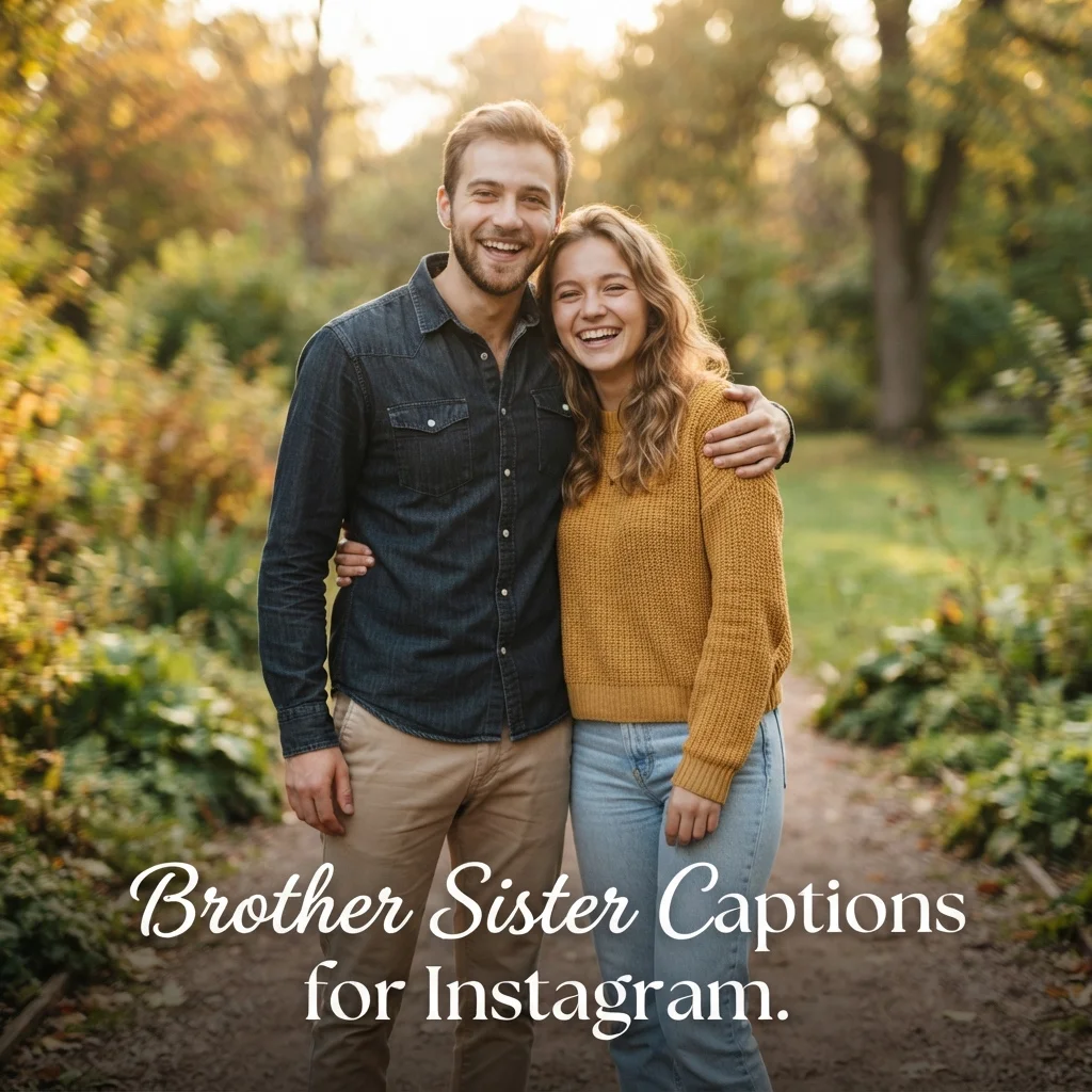 Brother Sister Captions for Instagram: 200+ Funny, Cute & Heartwarming Sibling Captions