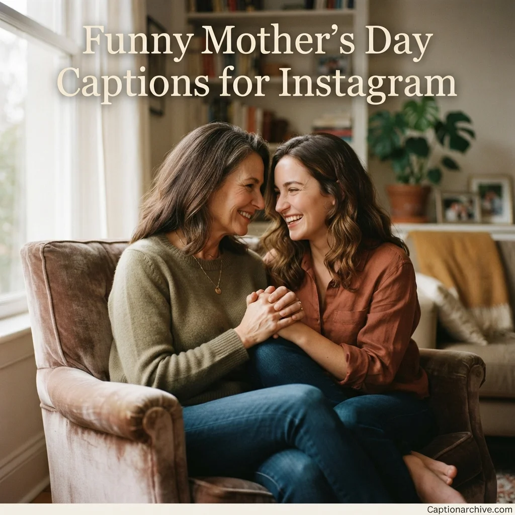 Funny Mother's Day Captions for Instagram