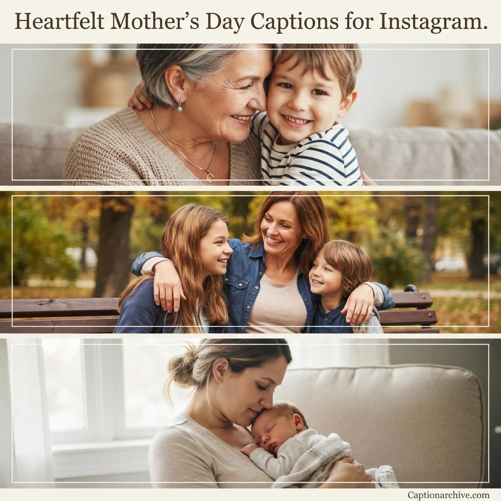 Heartfelt Mother's Day Captions for Instagram