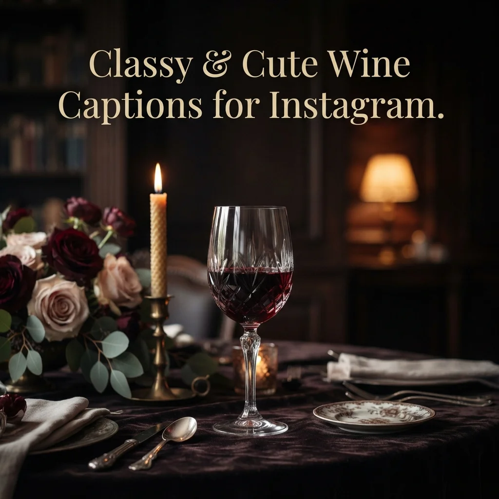 Classy & Cute Wine Captions for Instagram