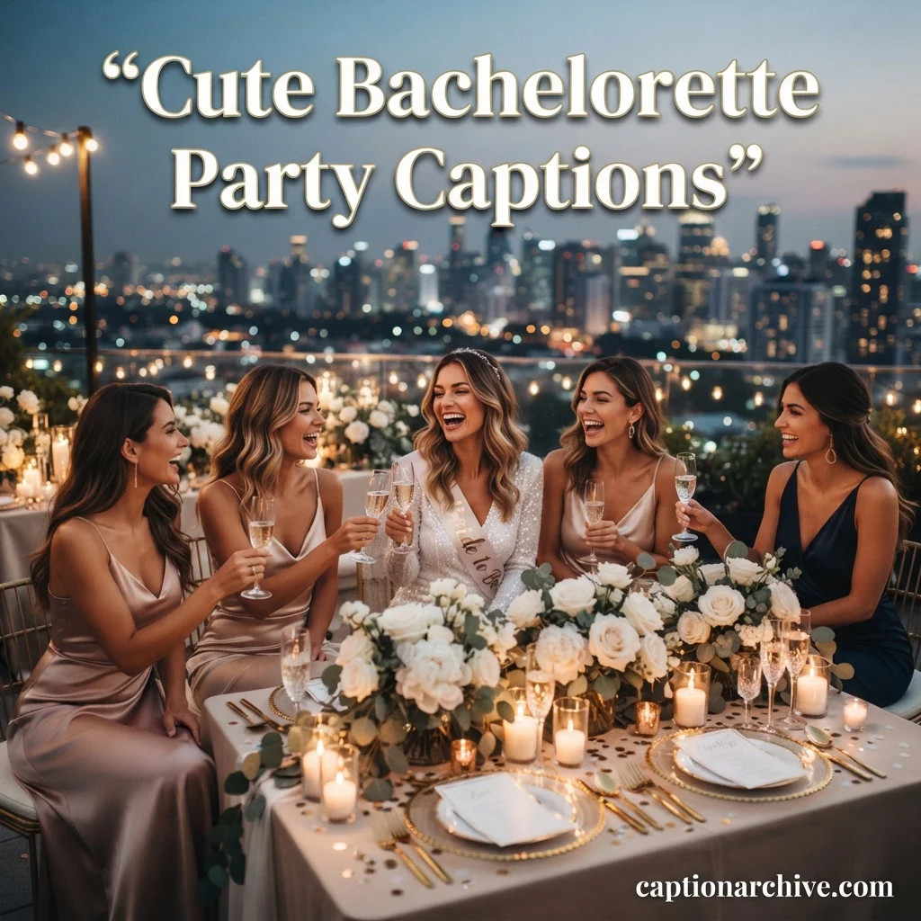 Cute Bachelorette Party Captions