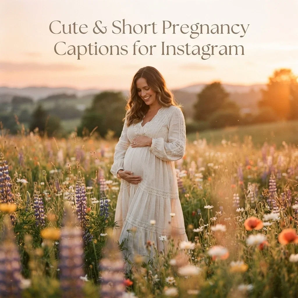 Cute & Short Pregnancy Captions for Instagram