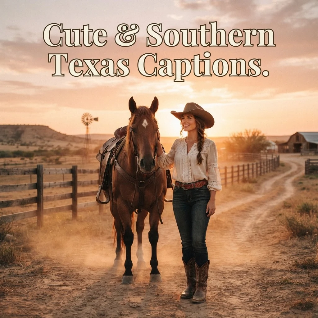 Cute & Southern Texas Captions