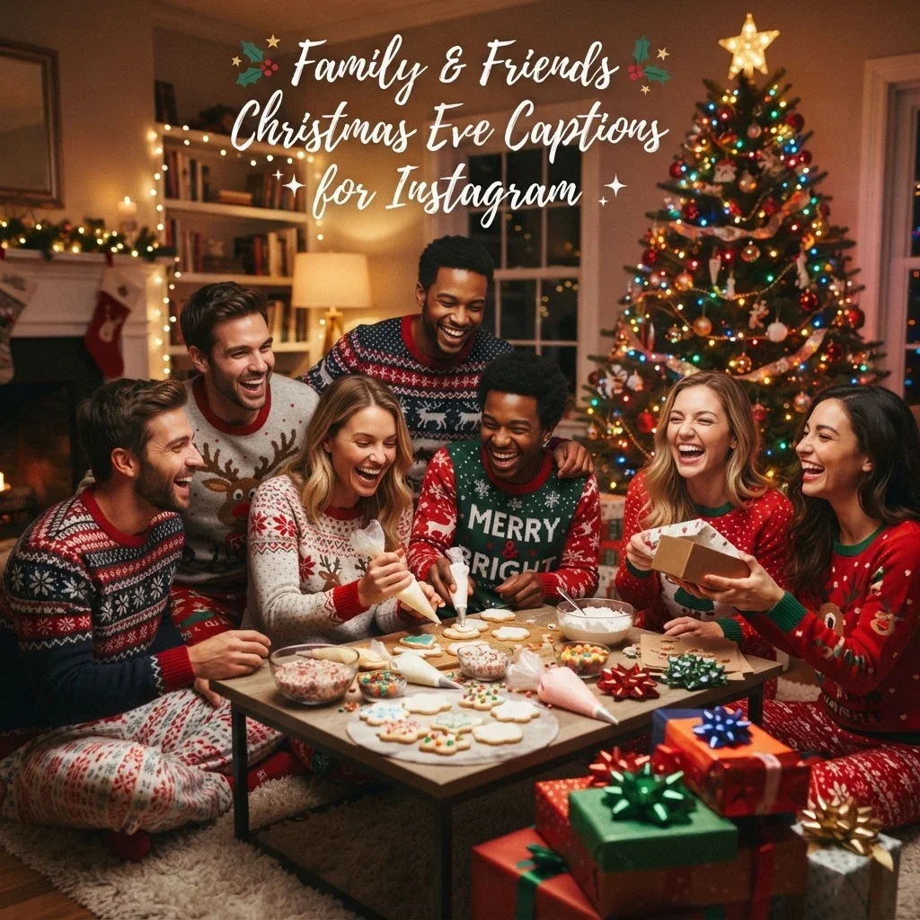 Family & Friends Christmas Eve Captions for Instagram