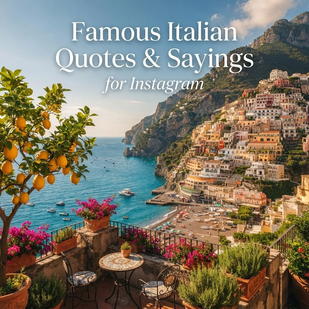 Famous Italian Quotes & Sayings for Instagram