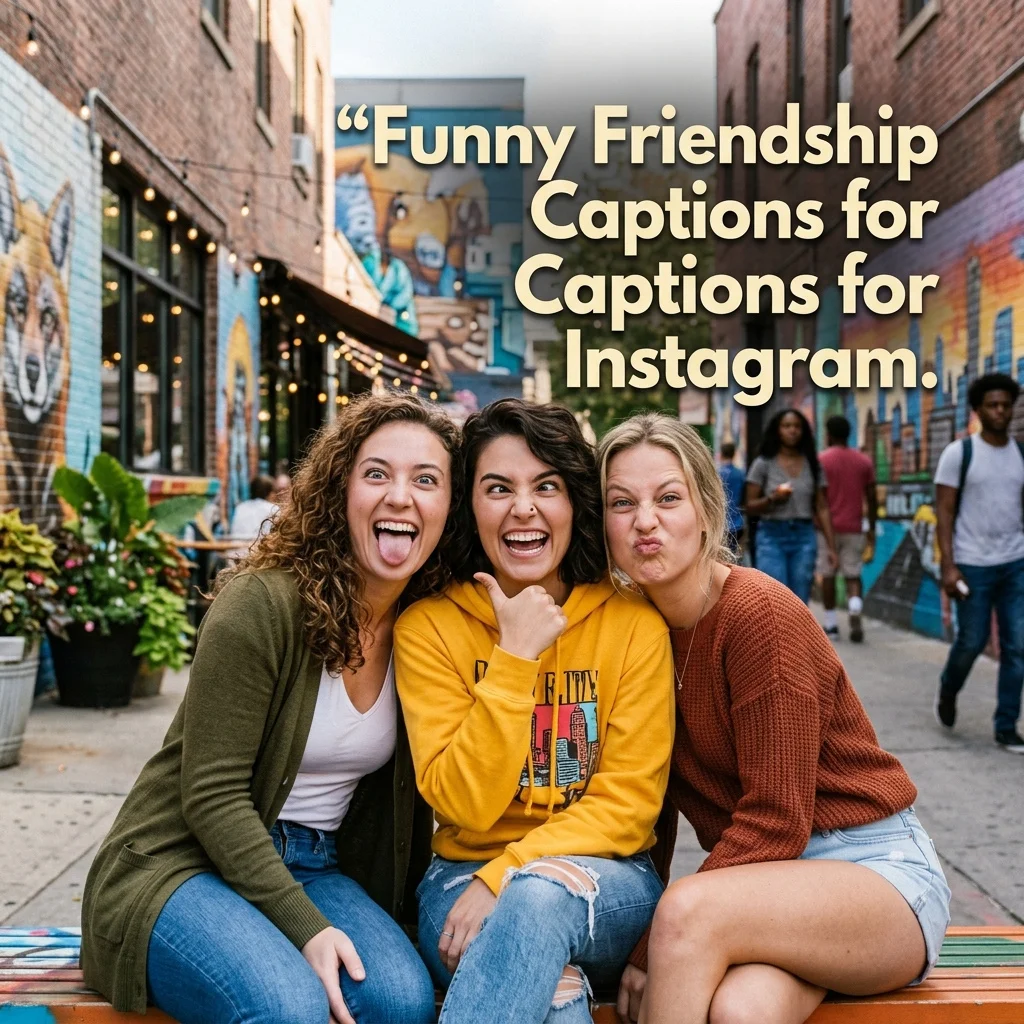 250+ Friendship Captions for Instagram: Cute, Funny & Heartfelt 3 Funny Friendship Captions for Instagram