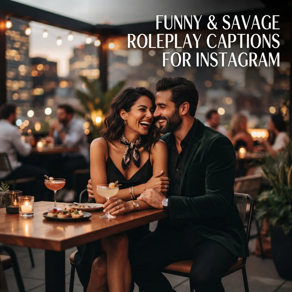 Funny & Savage Roleplay Captions for Instagram