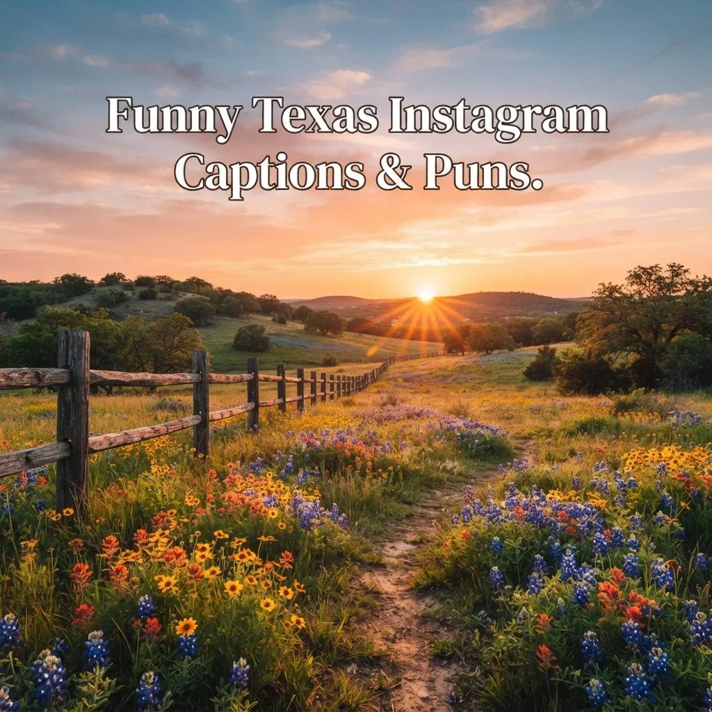 Funny Texas Instagram Captions & Puns