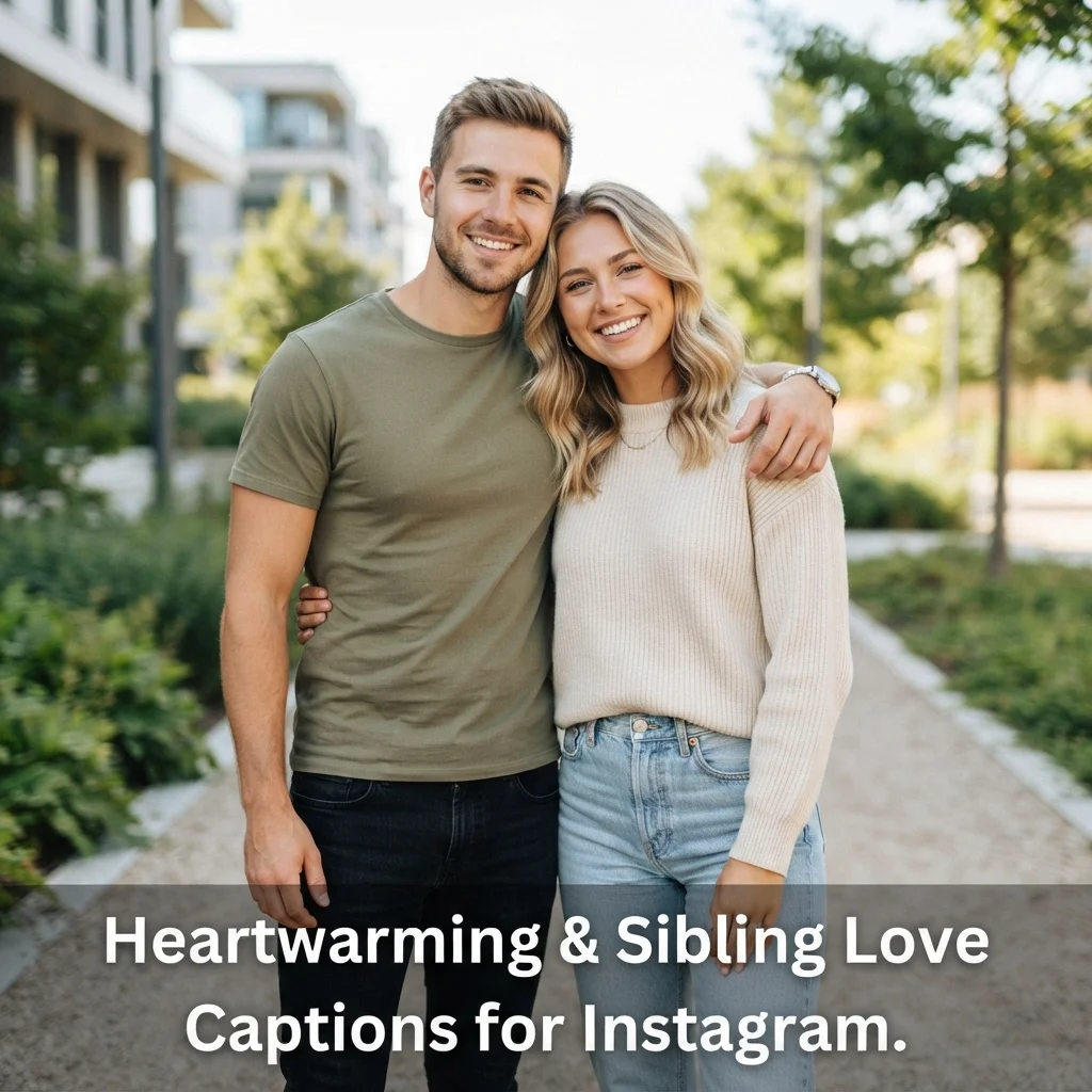 Heartwarming & Sibling Love Captions for Instagram