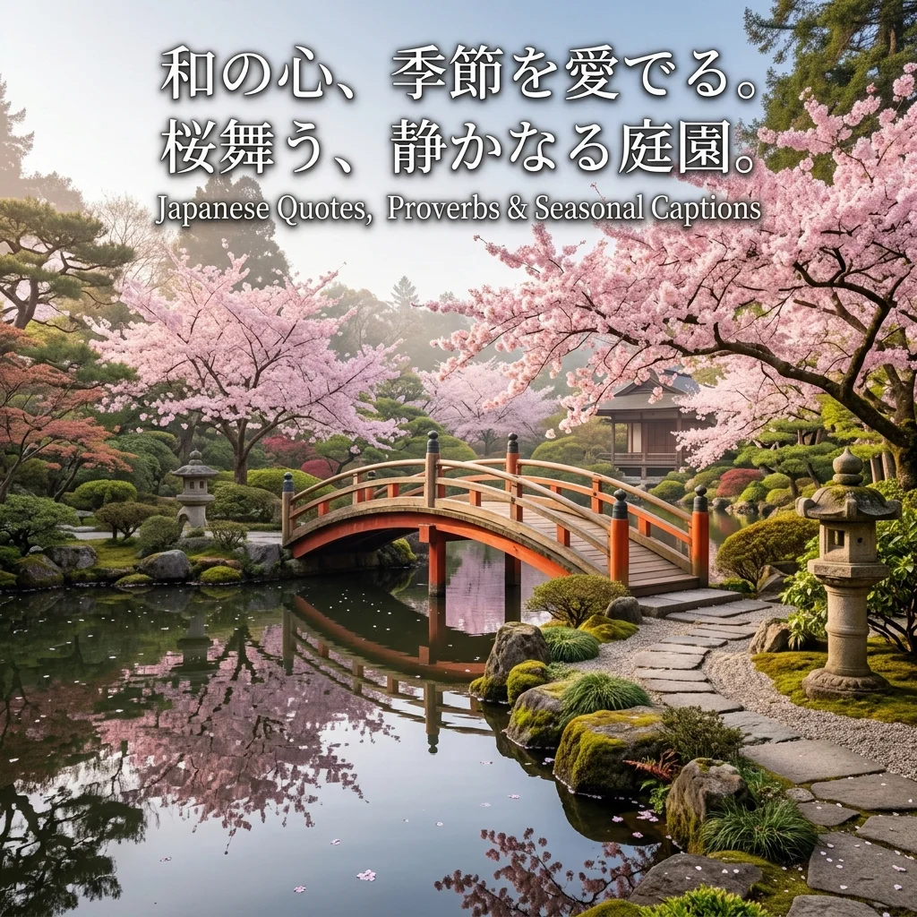 Japan Instagram Captions: 250+ Cute, Funny & Aesthetic Captions for Your Trip 6 Japanese Quotes, Proverbs & Seasonal Captions