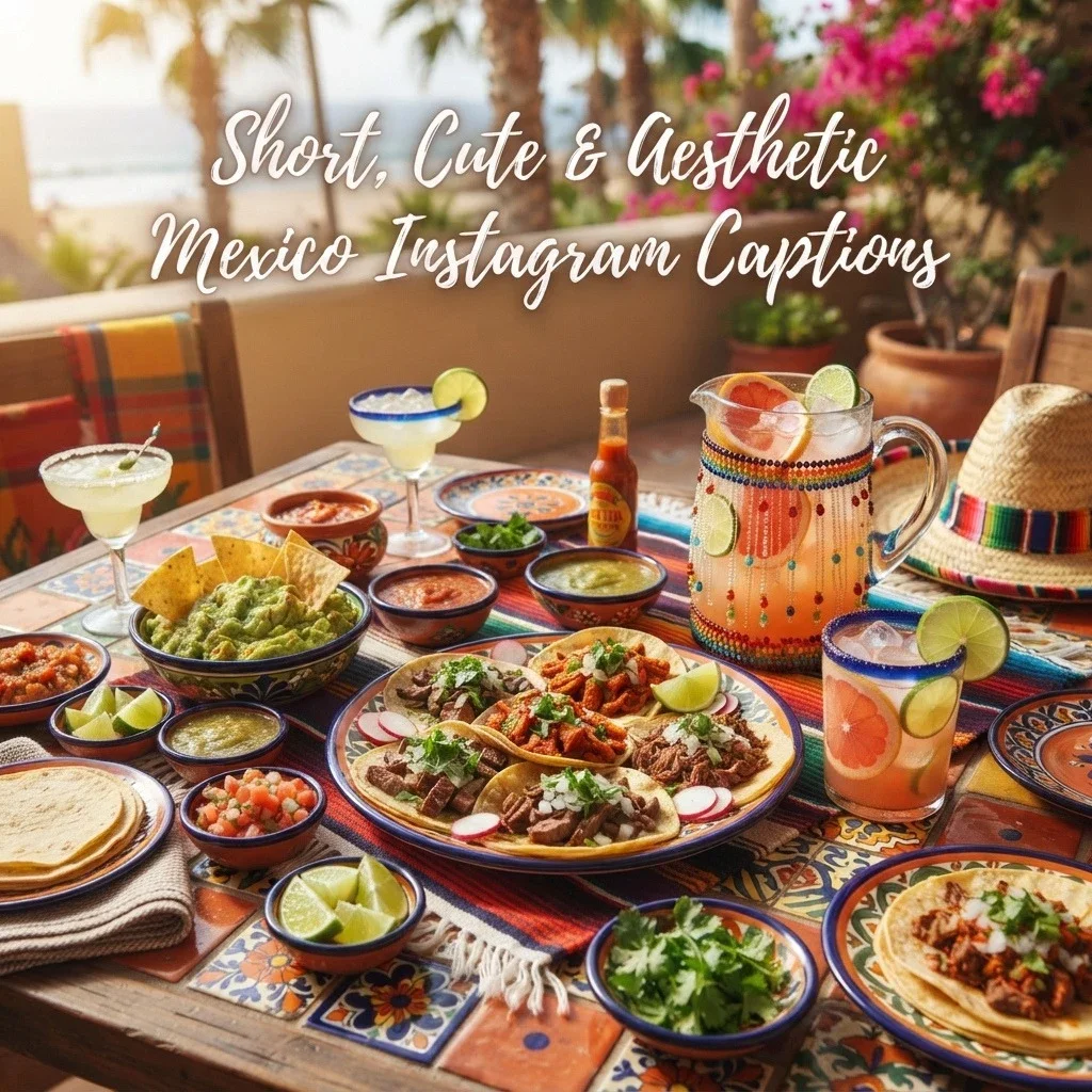 Short, Cute & Aesthetic Mexico Instagram Captions