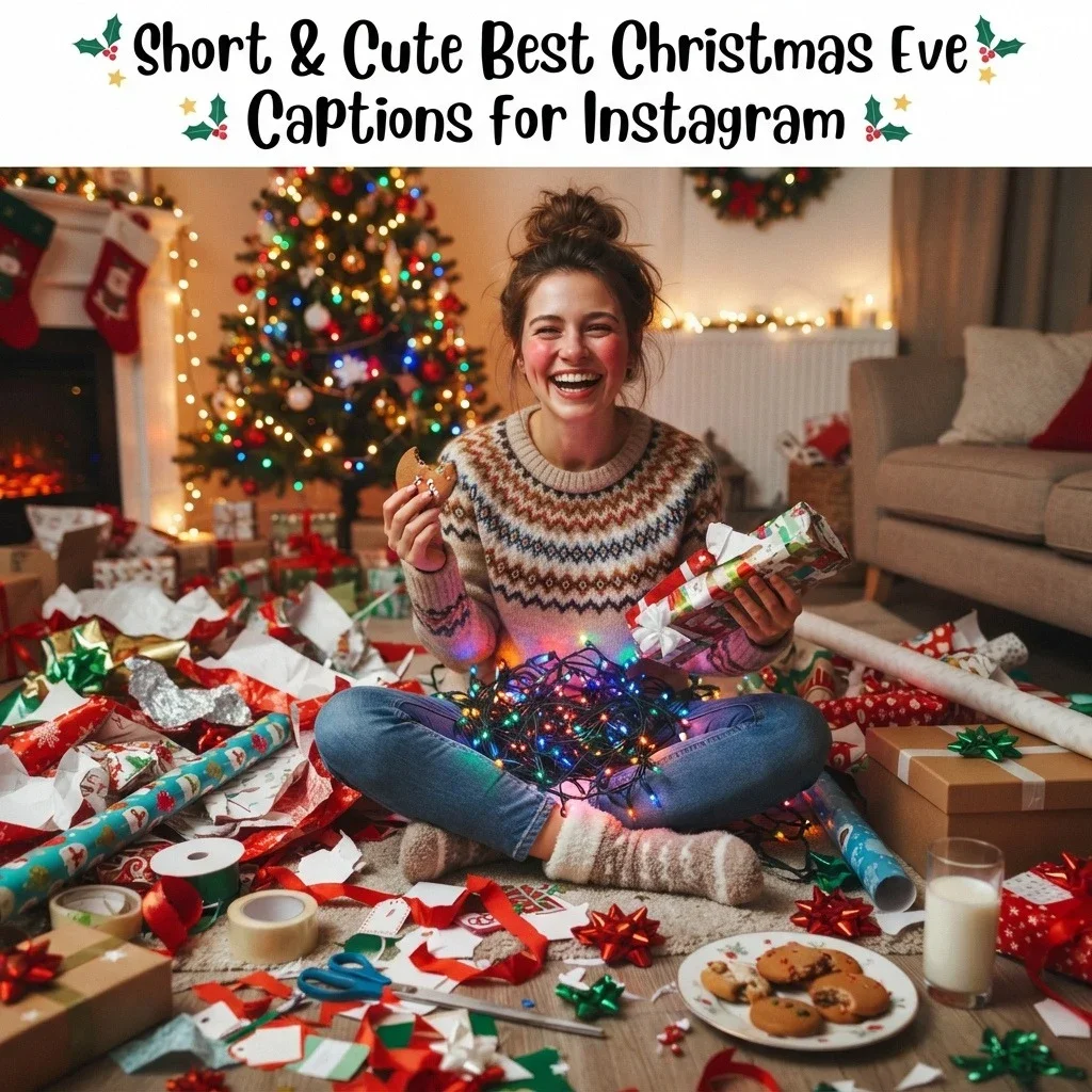 Short & Cute Best Christmas Eve Captions for Instagram