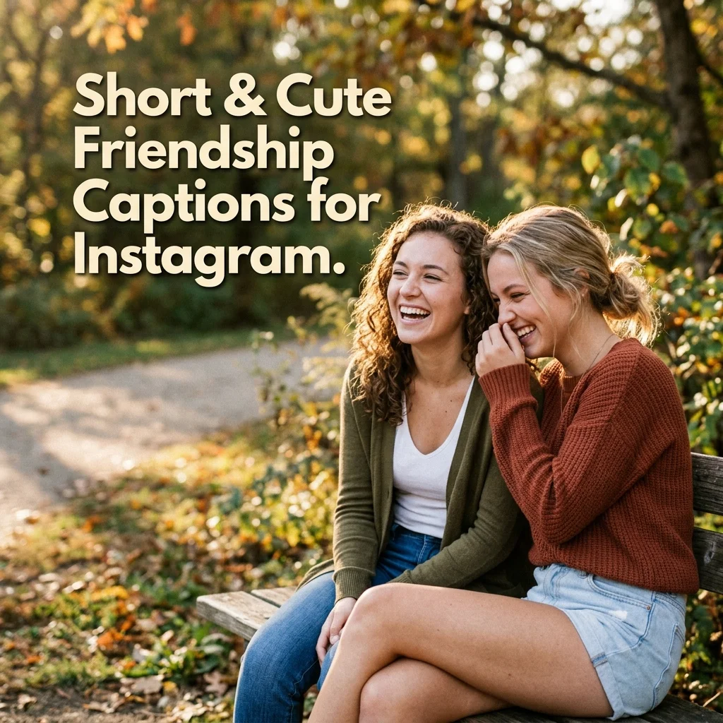 250+ Friendship Captions for Instagram: Cute, Funny & Heartfelt 2 Short & Cute Friendship Captions for Instagram