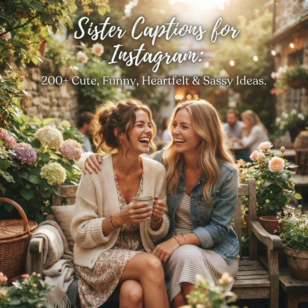 Sister Captions for Instagram: 200+ Cute, Funny, Heartfelt & Sassy Ideas